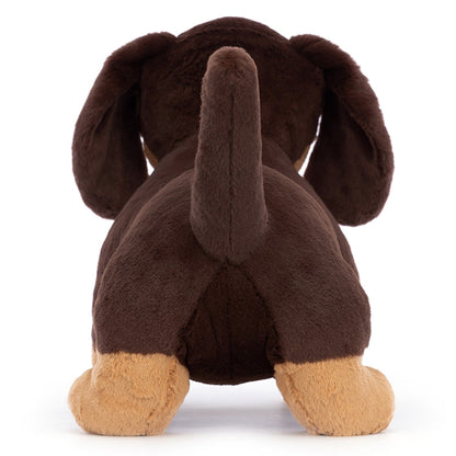 Jellycat bamse, Otto gravhund, stor - 34 cm