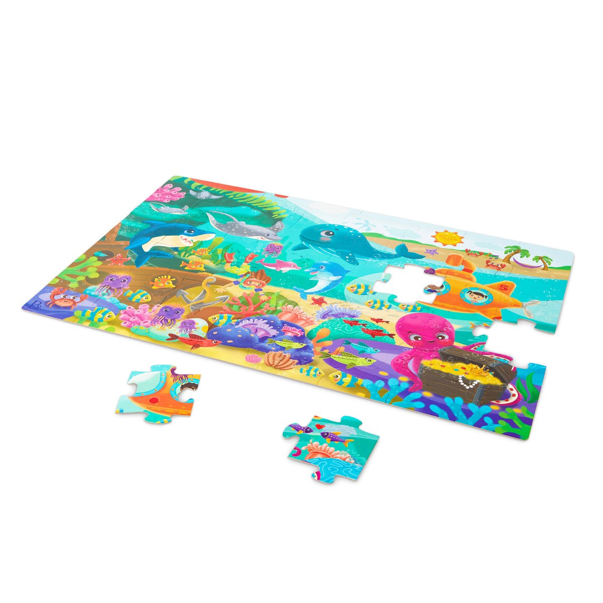 B Toys Gulvpuslespill, Under havet
