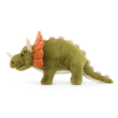 Jellycat kosedyr, Archie Dinosaur - 23 cm
