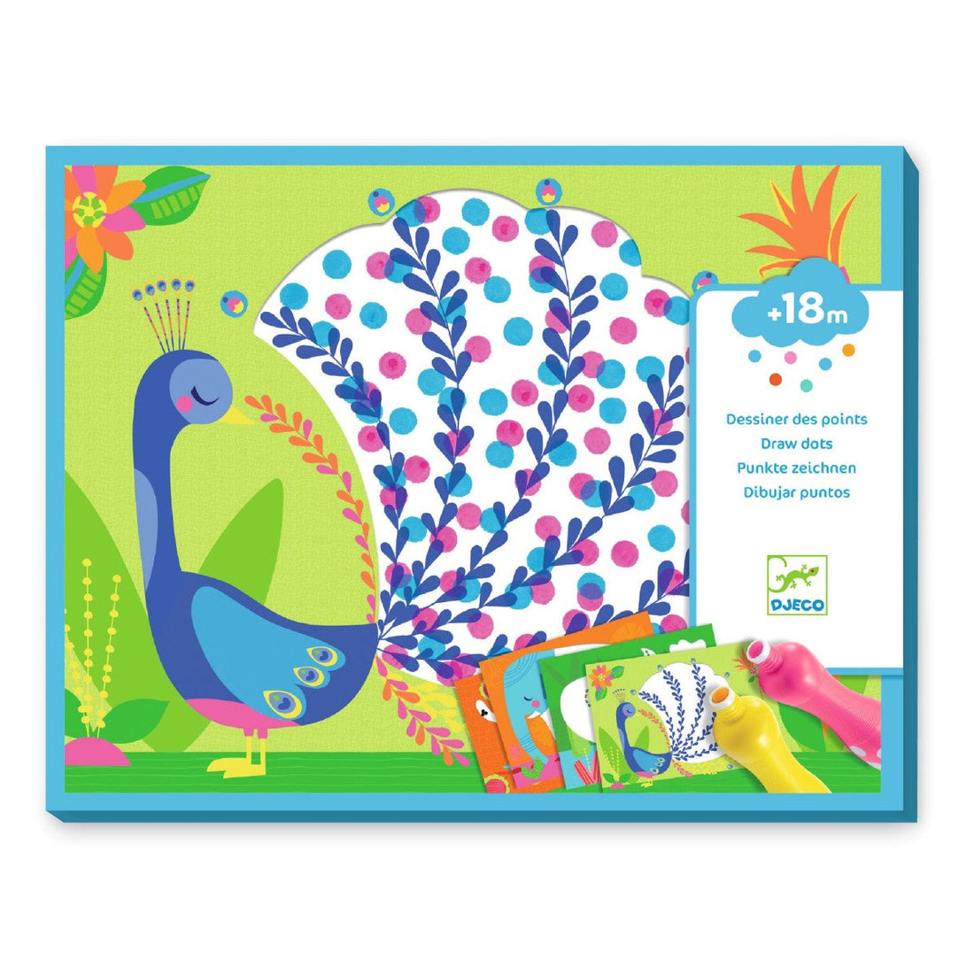 Djeco kreativ maling, Alt handler om prikkene!