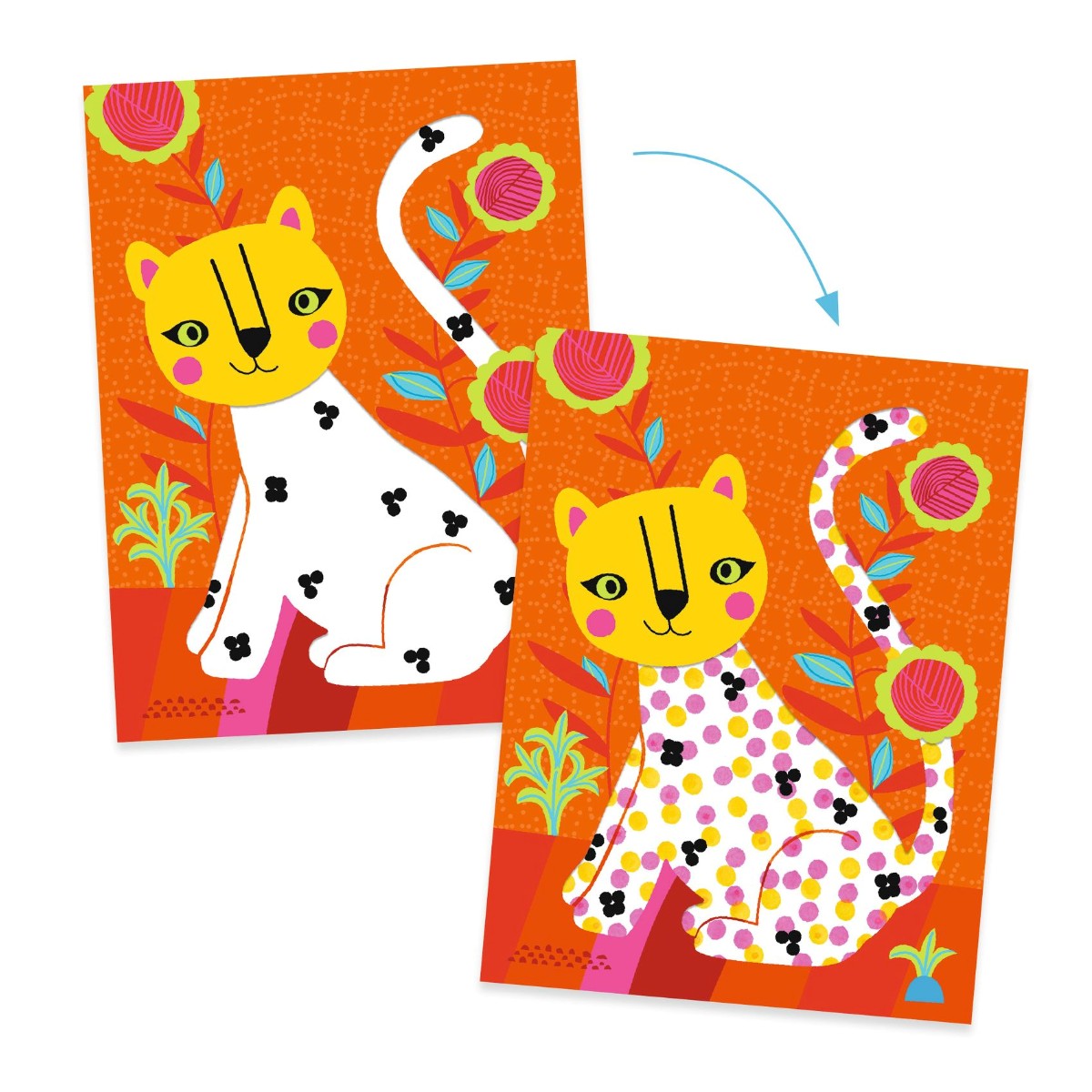 Djeco kreativ maling, Alt handler om prikkene!