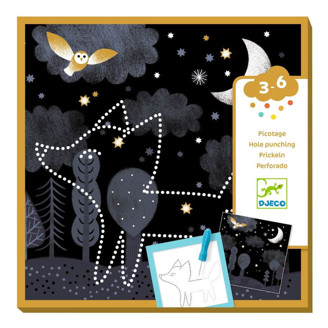 Djeco Kreativ eske, Billedafsløring