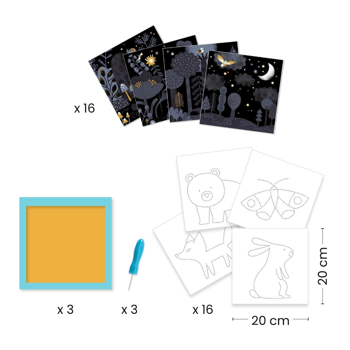 Djeco Kreativ eske, Billedafsløring