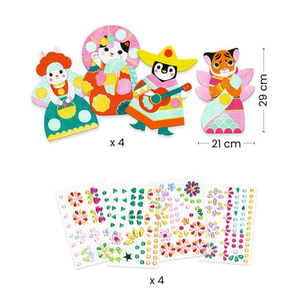 Djeco kreativ eske, Rhinsten