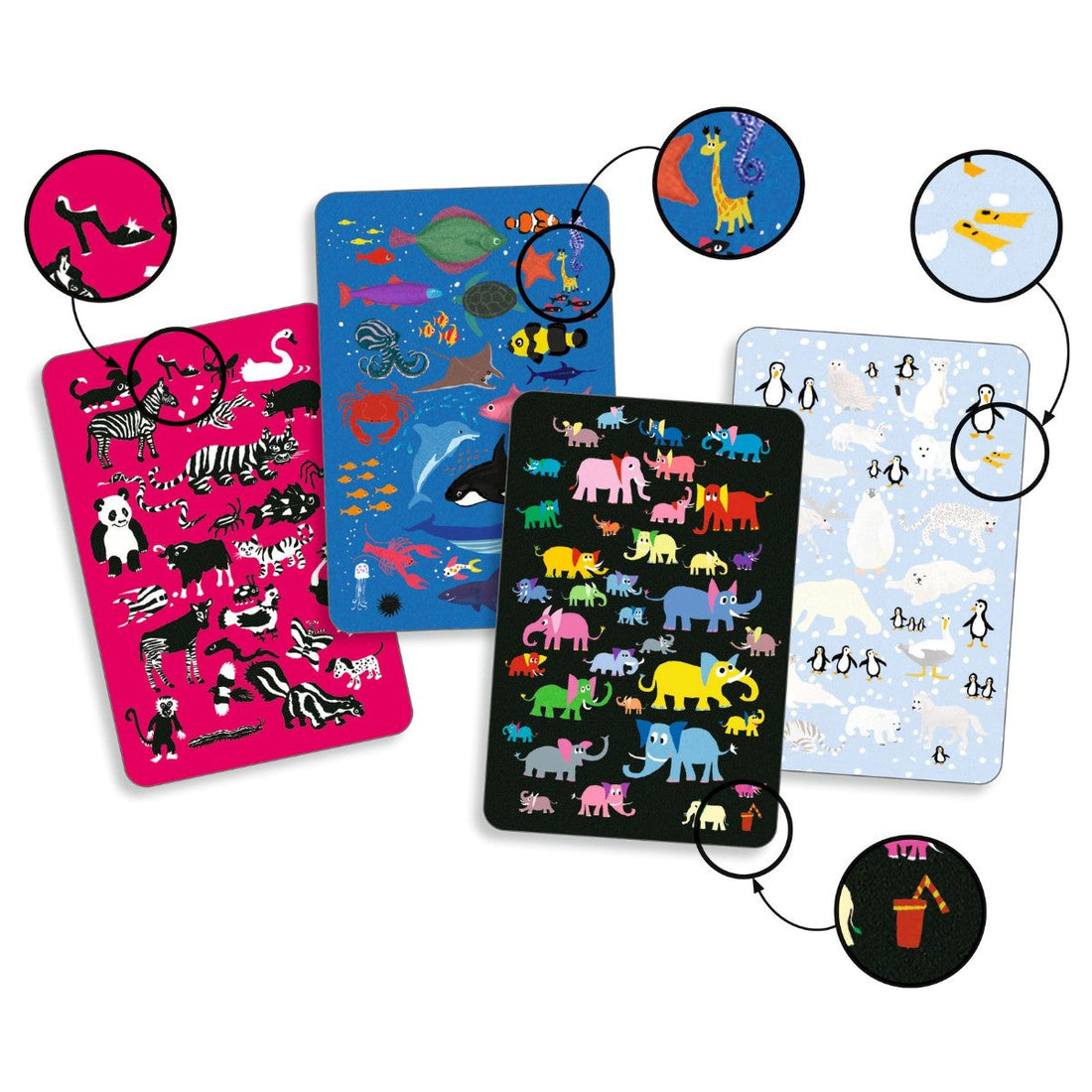 Djeco kortspill, Myster animo