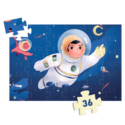 Djeco puslespill, Astronaut – 36 brikker