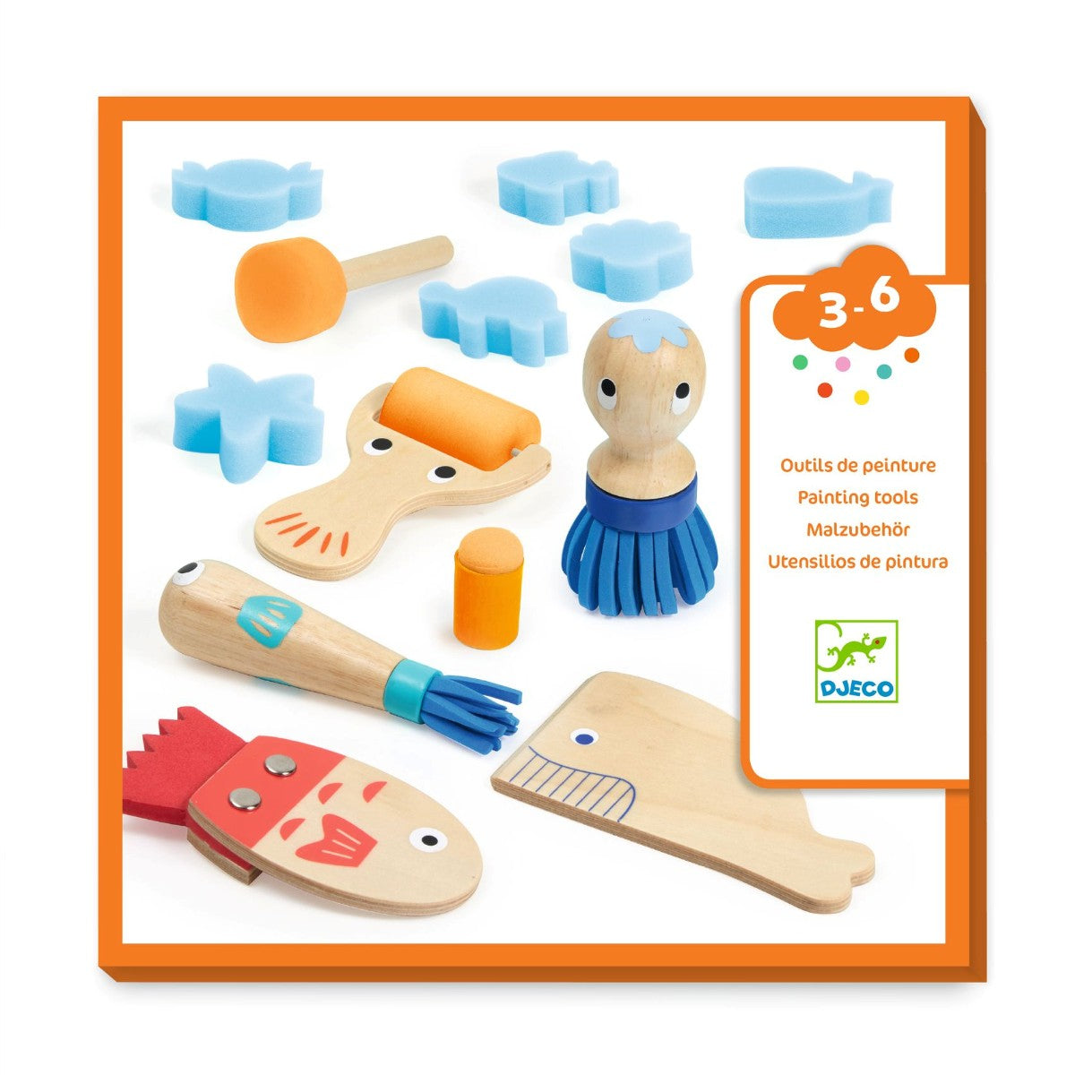 Djeco Unike verktøy for maling