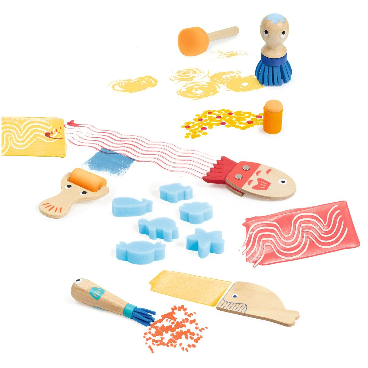 Djeco Unike verktøy for maling