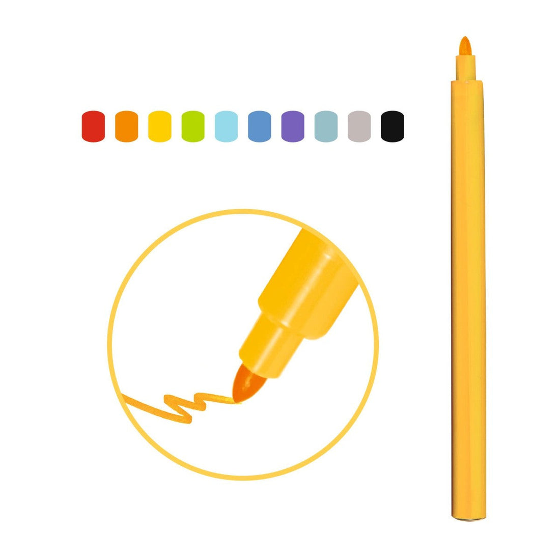 Djeco tusjer, Regnbue - 10 stk