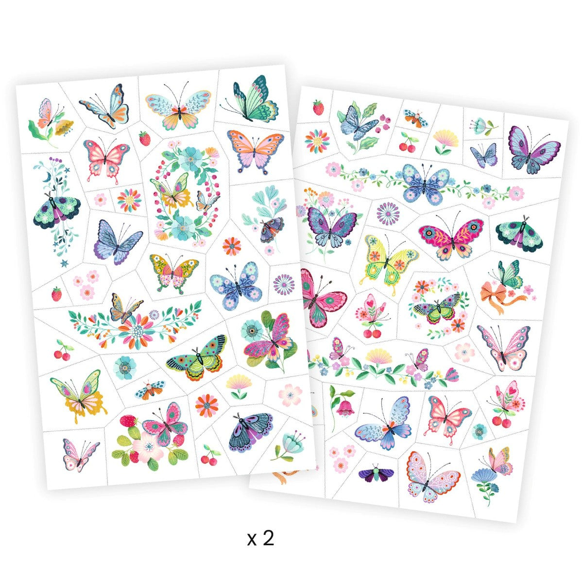 Djeco tatoveringer, Sommerfugler