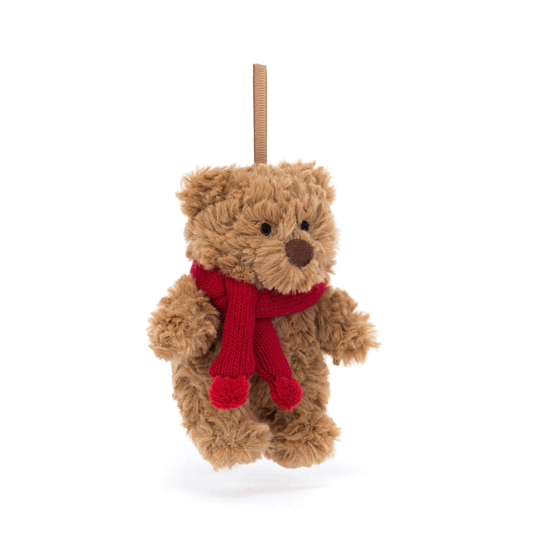 Jellycat julepynt, Bashful bjørn Bartholomew til oppheng - 12 cm