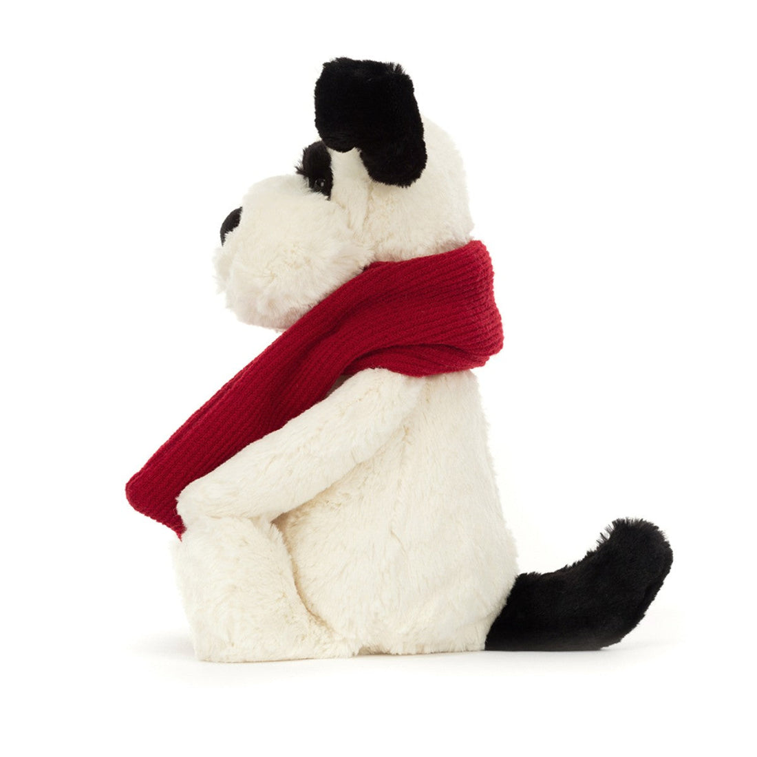 Jellycat Julebamse, Bashful hund med skjerf - 31 cm