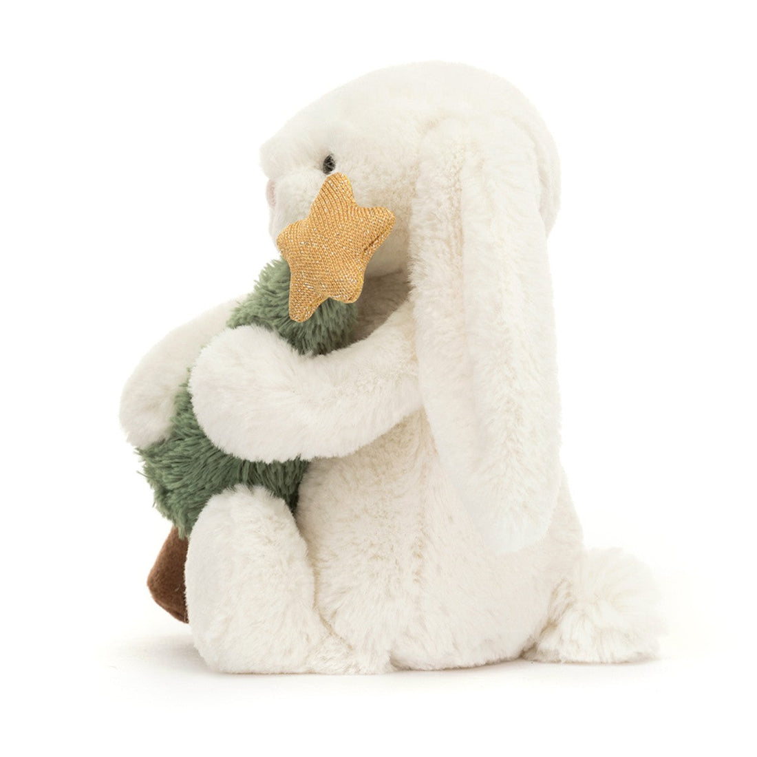 Jellycat bamse, Bashful kanin, creme juletræ - 18 cm