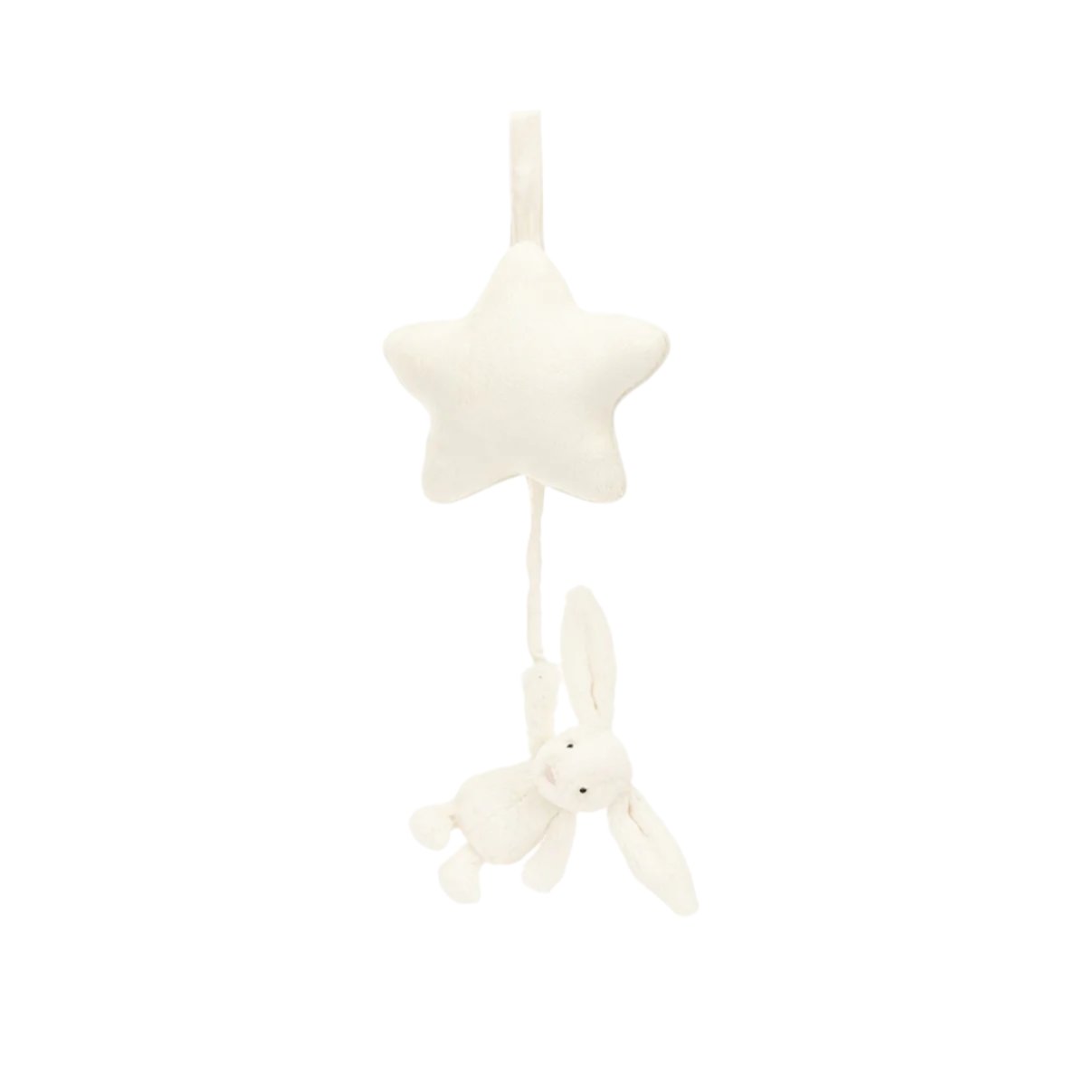 Baby Jellycat spilledåse, Bashful kanin - Cream