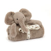 Baby Jellycat teppe i gaveeske, Smudge elefant -  56 x 70 cm