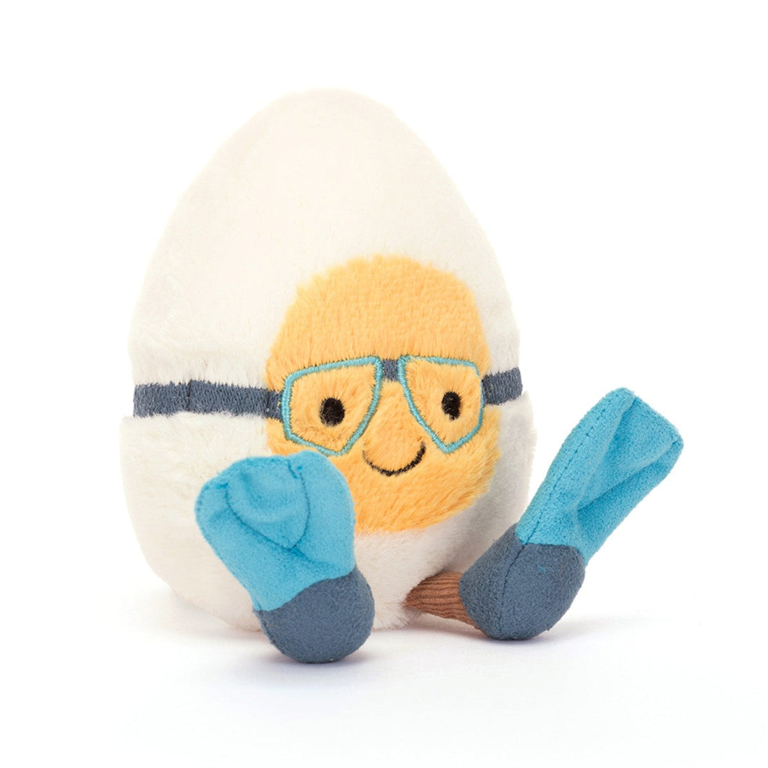 Jellycat kosedyr, Amuseable egg m. dykkerutstyr - 14 cm