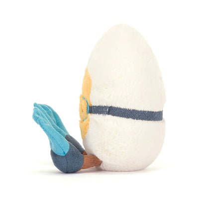 Jellycat kosedyr, Amuseable egg m. dykkerutstyr - 14 cm