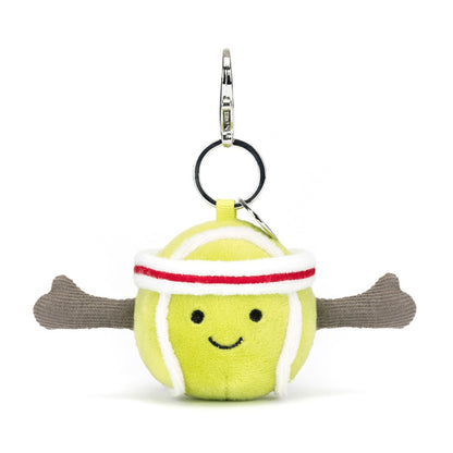 Jellycat nøkkelring, Fun, Amuseables Sports Tennisball anheng - 13 cm