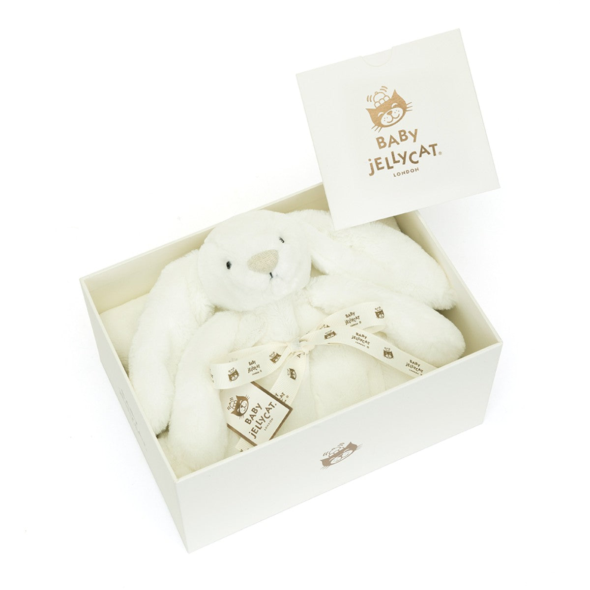 Baby Jellycat teppe, Bashful Luxe kanin, Luna - 56 x 70 cm