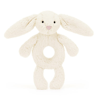 Baby Jellycat rangle, Kanin, krem - 15 cm