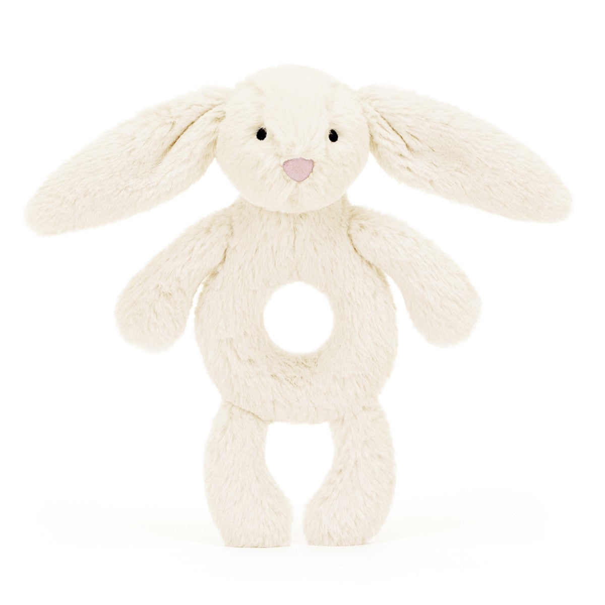 Baby Jellycat rangle, Kanin, krem - 15 cm