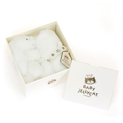 Baby Jellycat Luxe nusseklud i gaveeske, Luna kanin