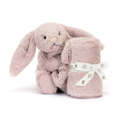 Baby Jellycat Luxe koseklut i gaveeske, Rosa kanin
