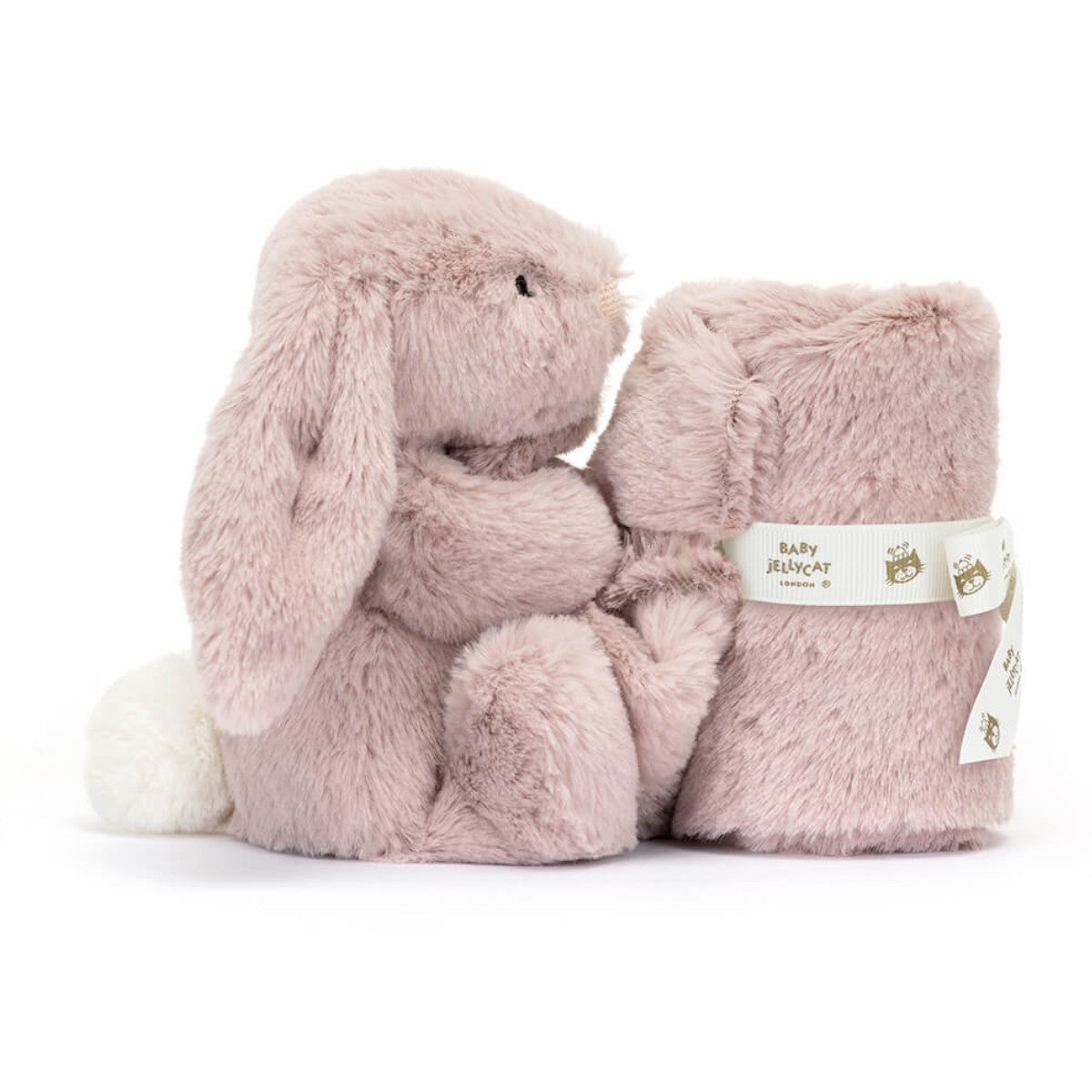 Baby Jellycat Luxe koseklut i gaveeske, Rosa kanin