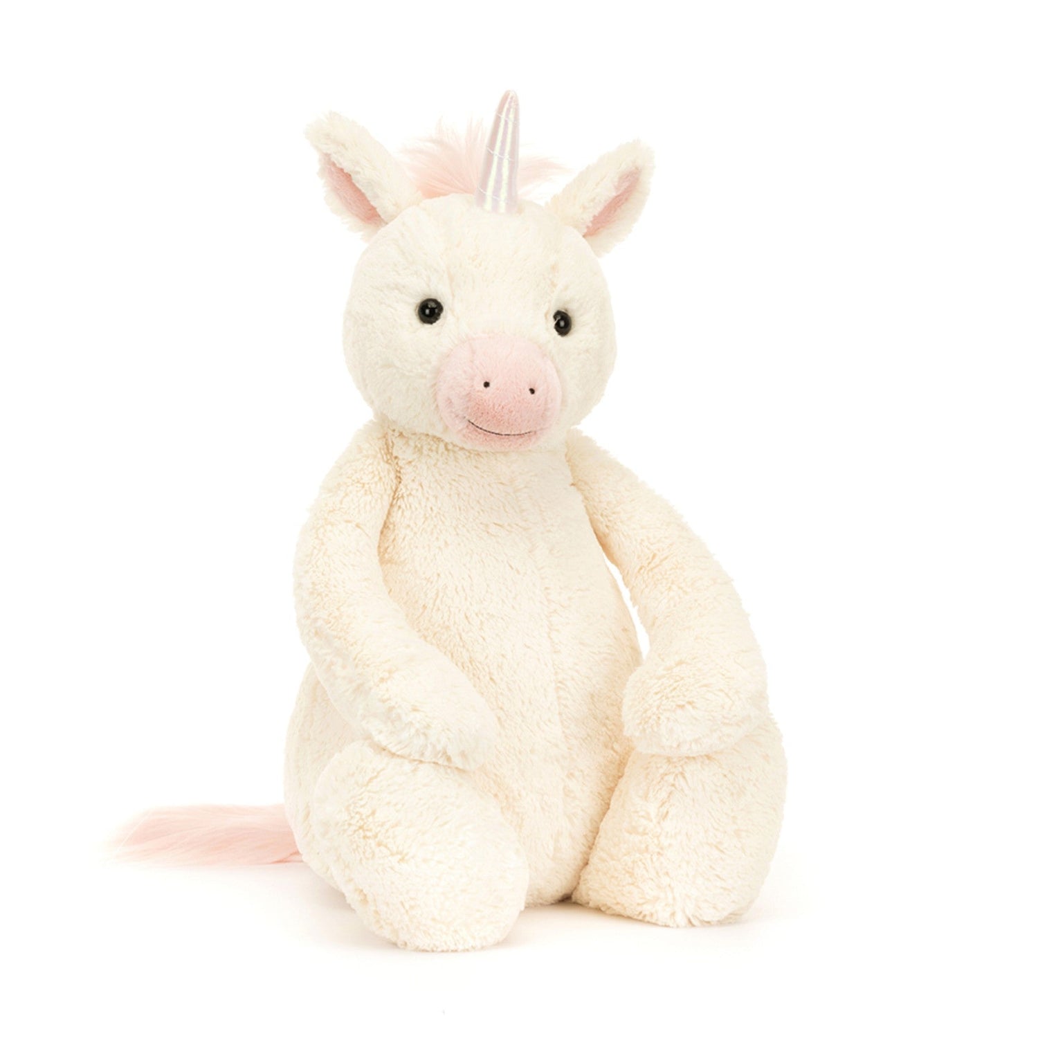 Jellycat bamse, Bashful enhjørning, virkelig stor - 67 cm