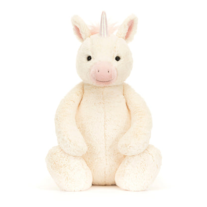 Jellycat bamse, Bashful enhjørning, virkelig stor - 67 cm
