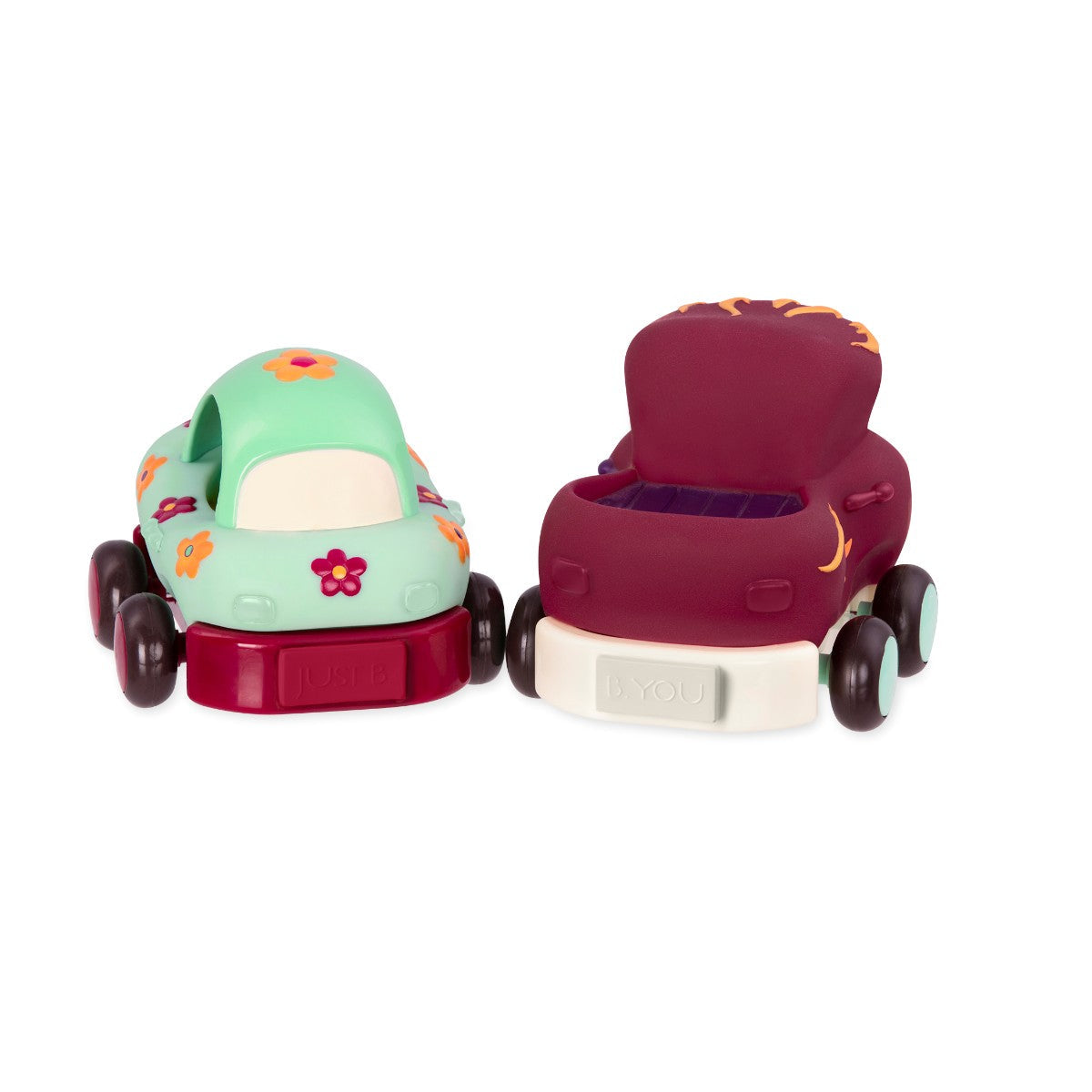 Wheeee-ls trekk-tilbake biler, 4 stk - mint