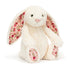 Jellycat bamse, Bashful Mimi Strawberry kanin, 31 cm