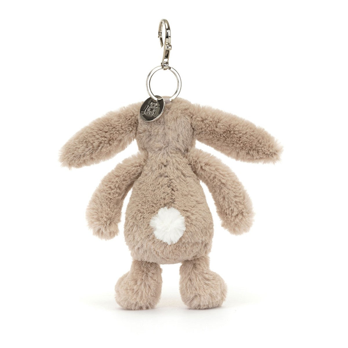 Jellycat nøkkelring, Bashful anheng til vesken - Beige kanin