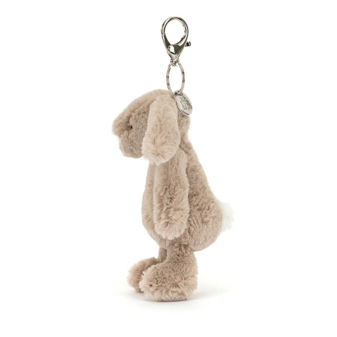 Jellycat nøkkelring, Bashful anheng til vesken - Beige kanin