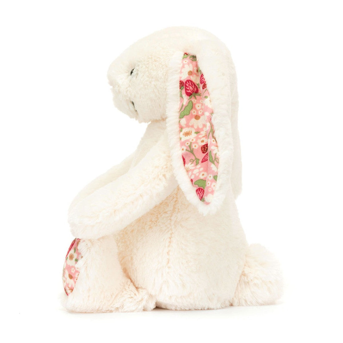 Jellycat bamse, Bashful Mini Strawberry kanin – 18 cm
