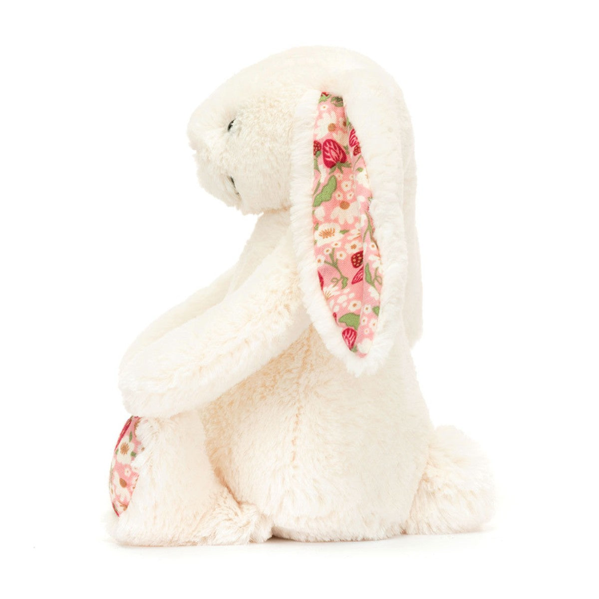 Jellycat bamse, Bashful Mini Strawberry kanin – 18 cm