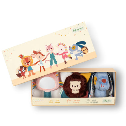 Lilliputiens baby-sanselek, Jules gaveeske m. rangler