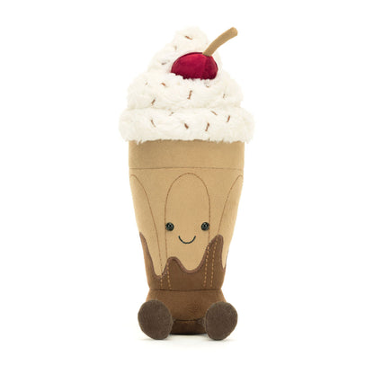 Jellycat kosedyr, Food drink, Amuseables Milkshake - 27 cm