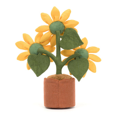 Jellycat kosedyr, Fun Plant, Amuseables Solsikke - 35 cm
