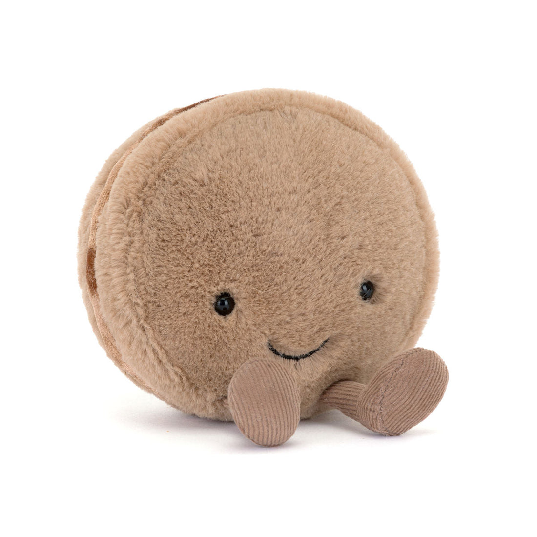 Jellycat kosedyr, Food bake, Amuseables Mona Macaron Sjokolade – 12 cm