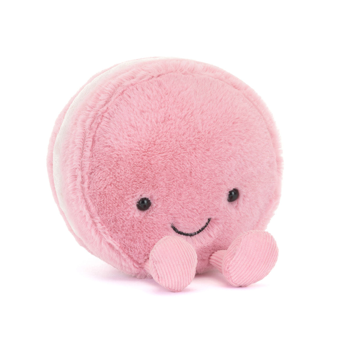 Jellycat kosedyr, Food bake, Amuseables Mia Macaron jordbær - 12 cm