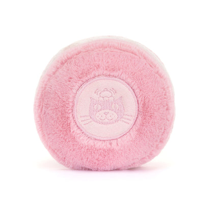 Jellycat kosedyr, Food bake, Amuseables Mia Macaron jordbær - 12 cm