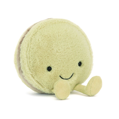 Jellycat bamse, Food bake, Amuseables Max Macaron Pistace – 12 cm
