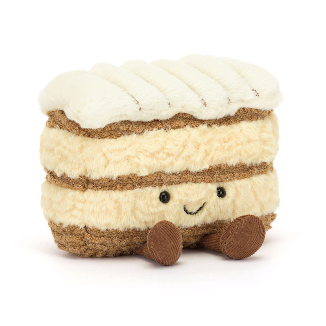 Jellycat kosedyr, Food bake, Amuseables Millie Mille Feuillie - 12 cm