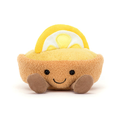 Jellycat bamse, Food bake, Amuseables Collette Tarte Au Citron - 11 cm