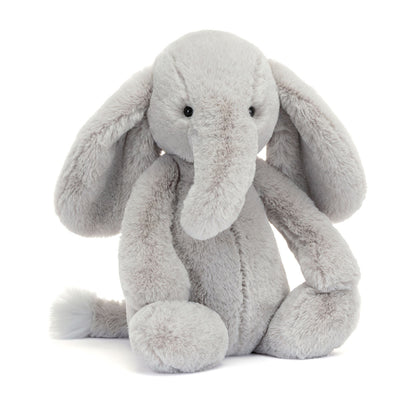 Jellycat bamse, Bashful Luxe, Elefant original, 31 cm