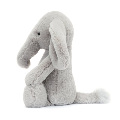 Jellycat bamse, Bashful Luxe, Elefant original - 31 cm