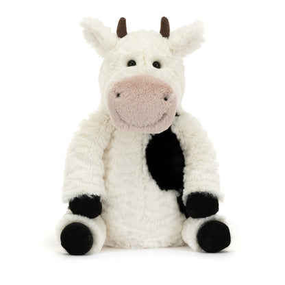 Jellycat kosedyr, Farm, Ku - 24 cm