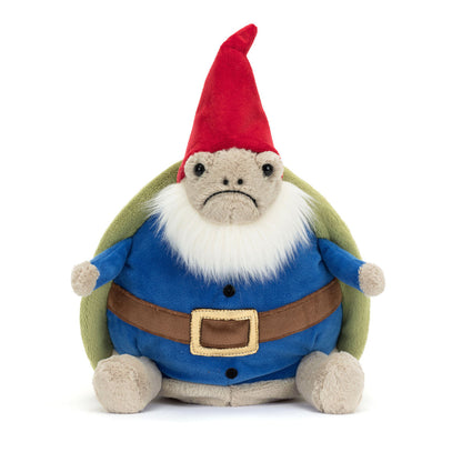 Jellycat bamse, Kryb, Skildpadden Timmy som havenisse - 28 cm