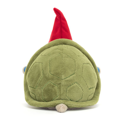 Jellycat bamse, Kryb, Skildpadden Timmy som havenisse - 28 cm